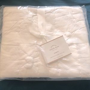 Pottery Barn white pillow sham